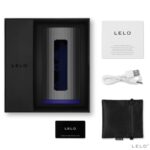 LELO – MASTURBATEUR F1S V2 AVEC TECHNOLOGIE SDK BLEU ET MÉTAL