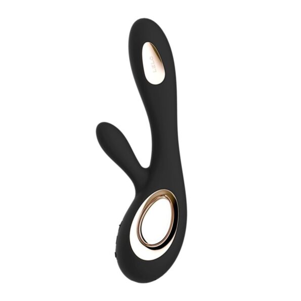 LELO - SORAYA WAVE VIBRATEUR LAPIN NOIR-LELO-sextoys-lingerie-bdsm-hygiène-sexshop