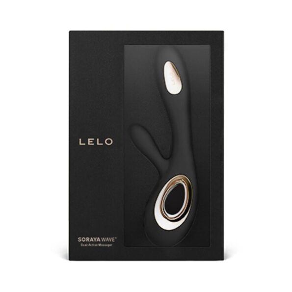 LELO - SORAYA WAVE VIBRATEUR LAPIN NOIR-LELO-sextoys-lingerie-bdsm-hygiène-sexshop