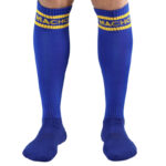 MACHO - CHAUSSETTES LONGUES TAILLE UNIQUE BLEU-MACHO UNDERWEAR-sextoys-lingerie-bdsm-hygiène-sexshop