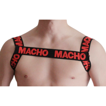 MACHO - HARNAIS ROUGE-MACHO UNDERWEAR-sextoys-lingerie-bdsm-hygiène-sexshop