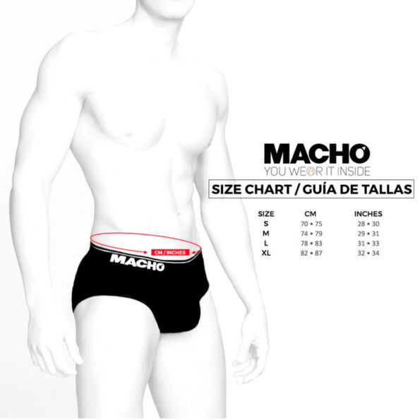 MACHO - MS24B CULOTTE BLEU FONCÉ M-MACHO UNDERWEAR-sextoys-lingerie-bdsm-hygiène-sexshop