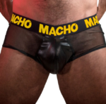 MACHO - MX24AN SLIP JAUNE M-MACHO UNDERWEAR-sextoys-lingerie-bdsm-hygiène-sexshop