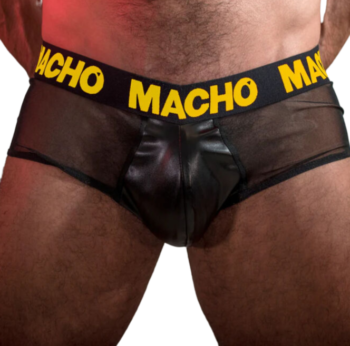 MACHO - MX24AN SLIP JAUNE XL-MACHO UNDERWEAR-sextoys-lingerie-bdsm-hygiène-sexshop