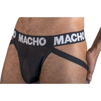 MACHO - MX25NN JOCK NOIR TAILLE XL-MACHO UNDERWEAR-sextoys-lingerie-bdsm-hygiène-sexshop