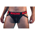 MACHO – MX26X2 JOCK NOIR/ROUGE L