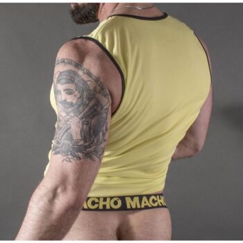MACHO - T-SHIRT JAUNE S/M-MACHO UNDERWEAR-sextoys-lingerie-bdsm-hygiène-sexshop