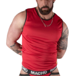 MACHO - T-SHIRT ROUGE L/XL-MACHO UNDERWEAR-sextoys-lingerie-bdsm-hygiène-sexshop