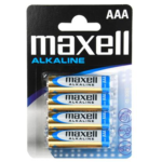 MAXELL – BATTERIE AAA 4 PIÈCES