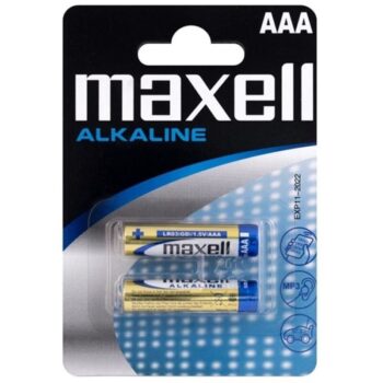MAXELL - PILE ALCALINE AAA LR03 BLISTER*2-MAXELL-sextoys-lingerie-bdsm-hygiène-sexshop