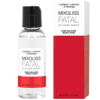 MIXGLISS - LUBRIFIANT SILICONE ROSES FATALE 50 ML-MIXGLISS-sextoys-lingerie-bdsm-hygiène-sexshop