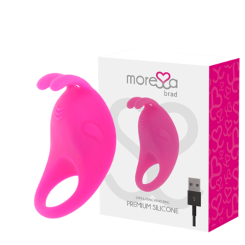 MORESSA - BRAD PREMIUM SILICONE RECHARGEABLE ROSE-MORESSA-sextoys-lingerie-bdsm-hygiène-sexshop