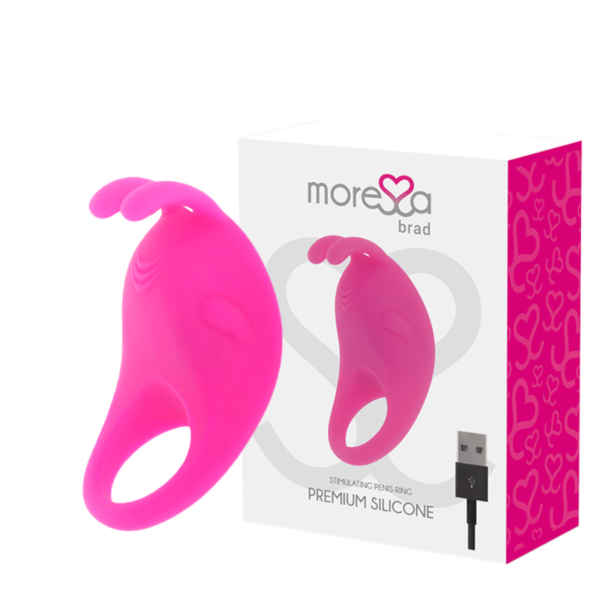 MORESSA - BRAD PREMIUM SILICONE RECHARGEABLE ROSE-MORESSA-sextoys-lingerie-bdsm-hygiène-sexshop