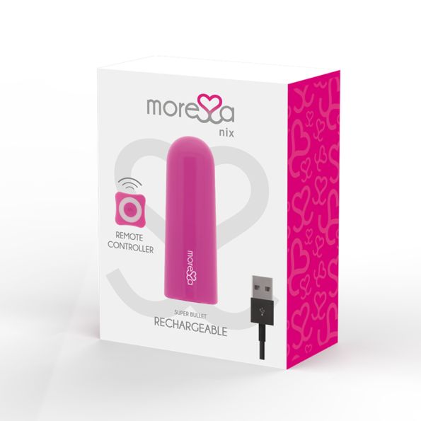 MORESSA - NIX VIBRATEUR TÉLÉCOMMANDE ROSE-MORESSA-sextoys-lingerie-bdsm-hygiène-sexshop