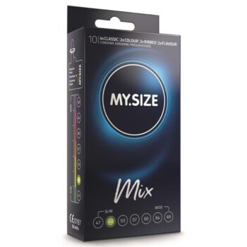 MY SIZE - MIX PRÉSERVATIFS 49 MM 10 UNITÉS-MY SIZE MIX-sextoys-lingerie-bdsm-hygiène-sexshop