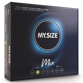 MY SIZE - MIX PRÉSERVATIFS 49 MM 28 UNITÉS-MY SIZE MIX-sextoys-lingerie-bdsm-hygiène-sexshop