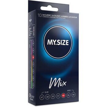MY SIZE - MIX PRÉSERVATIFS 60 MM 10 UNITÉS-MY SIZE MIX-sextoys-lingerie-bdsm-hygiène-sexshop