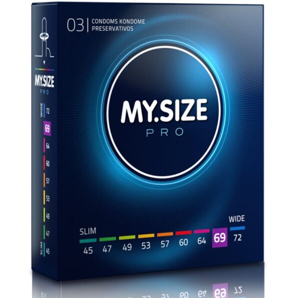 MY SIZE - PRO PRESERVATIFS 69 MM 3 UNITES-MY SIZE PRO-sextoys-lingerie-bdsm-hygiène-sexshop