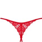 OBSESSIVE – STRING INGRIDIA CROCHLESS ROUGE M/L