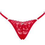 OBSESSIVE – STRING LACELOVE ROUGE XL/XXL