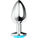 OHMAMA – PLUG ANAL AVEC CRISTAL BLEU L