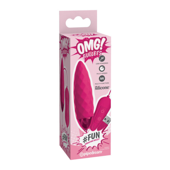 OMG - FUN BULLET VIBRANT ROSE LUXE-OMG-sextoys-lingerie-bdsm-hygiène-sexshop