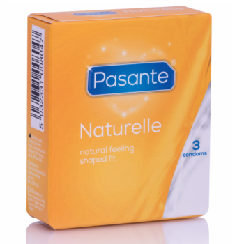 PASANTE - PRÉSERVATIF NATURELLE 3 PACK-PASANTE-sextoys-lingerie-bdsm-hygiène-sexshop