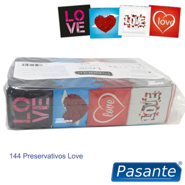 PASANTE - PRÉSERVATIFS LOVE BAG 144 UNITÉS-PASANTE-sextoys-lingerie-bdsm-hygiène-sexshop