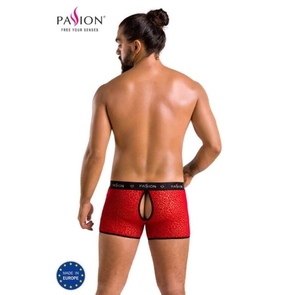 PASSION - 046 SHORT PARKER ROUGE L/XL-PASSION MEN-sextoys-lingerie-bdsm-hygiène-sexshop