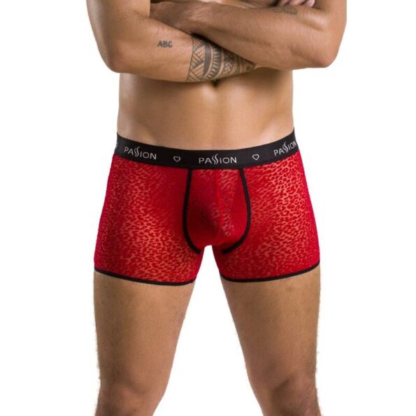 PASSION - 046 SHORT PARKER ROUGE L/XL-PASSION MEN-sextoys-lingerie-bdsm-hygiène-sexshop