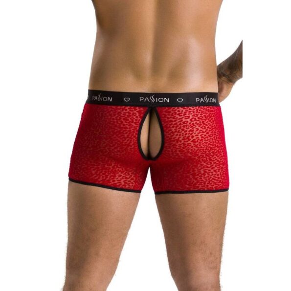 PASSION - 046 SHORT PARKER ROUGE L/XL-PASSION MEN-sextoys-lingerie-bdsm-hygiène-sexshop