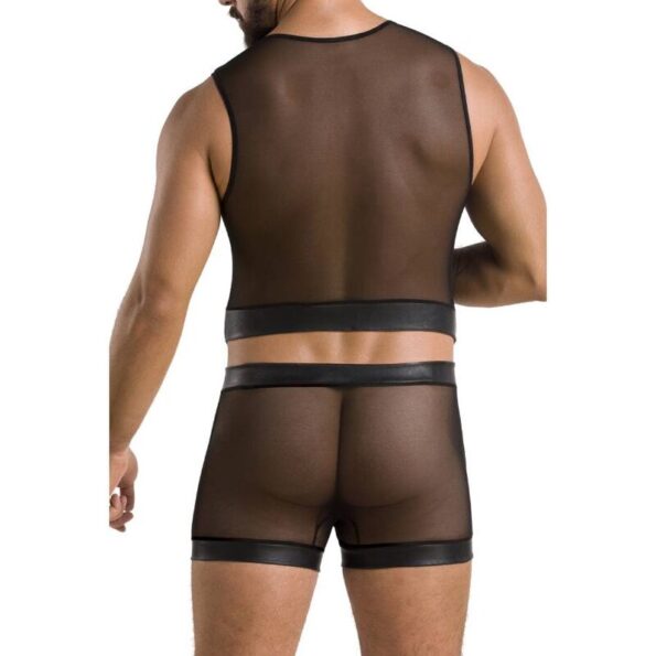 PASSION - 053 ENSEMBLE WILLIAM NOIR L/XL-PASSION MEN-sextoys-lingerie-bdsm-hygiène-sexshop