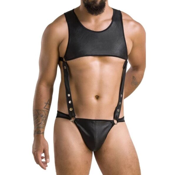 PASSION - 056 CORPS ADAM NOIR L/XL-PASSION MEN-sextoys-lingerie-bdsm-hygiène-sexshop