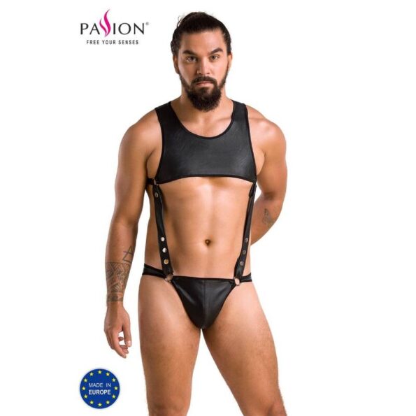 PASSION - 056 CORPS ADAM NOIR L/XL-PASSION MEN-sextoys-lingerie-bdsm-hygiène-sexshop