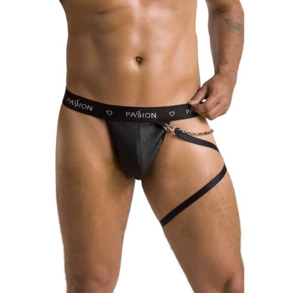 PASSION - 058 BILL THONG NOIR L/XL-PASSION MEN-sextoys-lingerie-bdsm-hygiène-sexshop