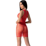 PASSION – BS097 BODYSTOCKING ROUGE TAILLE UNIQUE