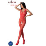 PASSION – BS098 BODYSTOCKING ROUGE TAILLE UNIQUE