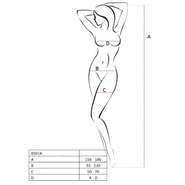 PASSION - FEMME BS014 BODYSTOCKING ROUGE TAILLE UNIQUE-PASSION WOMAN BODYSTOCKINGS-sextoys-lingerie-bdsm-hygiène-sexshop