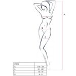 PASSION – FEMME BS016 BODYSTOCKING BLANC TAILLE UNIQUE