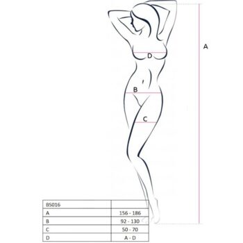 PASSION - FEMME BS016 BODYSTOCKING BLANC TAILLE UNIQUE-PASSION WOMAN BODYSTOCKINGS-sextoys-lingerie-bdsm-hygiène-sexshop