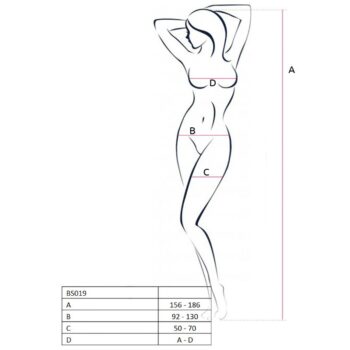 PASSION - FEMME BS019 BODYSTOCKING BLANC TAILLE UNIQUE-PASSION WOMAN BODYSTOCKINGS-sextoys-lingerie-bdsm-hygiène-sexshop