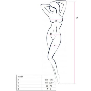 PASSION - FEMME BS024 BODYSTOCKING BLANC TAILLE UNIQUE-PASSION WOMAN BODYSTOCKINGS-sextoys-lingerie-bdsm-hygiène-sexshop