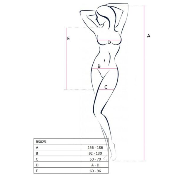 PASSION - FEMME BS025 BODYSTOCKING BLANC STYLE ROBE TAILLE UNIQUE-PASSION WOMAN BODYSTOCKINGS-sextoys-lingerie-bdsm-hygiène-sexshop