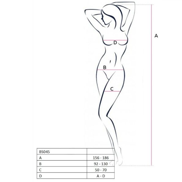PASSION - FEMME BS045 BODYSTOCKING BLANC TAILLE UNIQUE-PASSION WOMAN-sextoys-lingerie-bdsm-hygiène-sexshop
