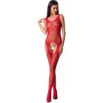 PASSION – FEMME BS061 BODYSTOCKING ROUGE TAILLE UNIQUE