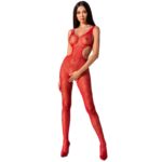 PASSION – FEMME BS085 BODYSTOCKING ROUGE TAILLE UNIQUE