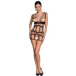 PASSION – FEMME BS089 BODYSTOCKING NOIR TAILLE UNIQUE