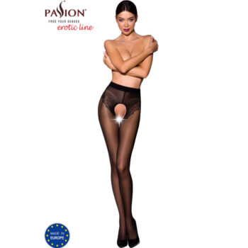 PASSION - TIOPEN 006 COLLANT NOIR 3/4 30 DEN-PASSION WOMAN GARTER & STOCK-sextoys-lingerie-bdsm-hygiène-sexshop