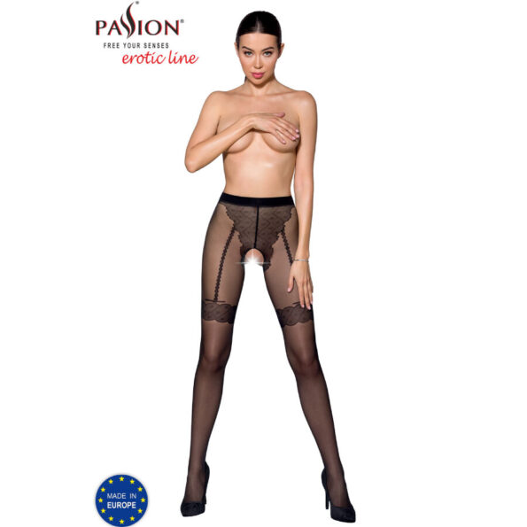 PASSION - TIOPEN 016 COLLANT NOIR 1/2 20 DEN-PASSION WOMAN GARTER & STOCK-sextoys-lingerie-bdsm-hygiène-sexshop