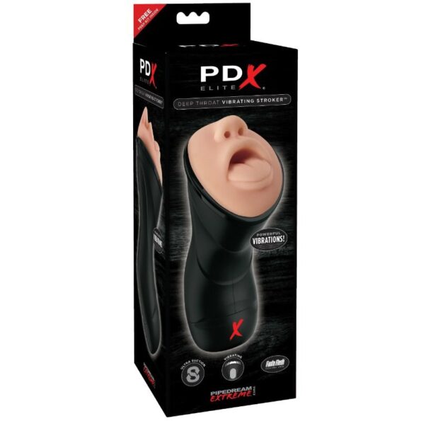PDX ELITE - STROKER VIBRANT POUR GORGE PROFONDE-PDX ELITE-sextoys-lingerie-bdsm-hygiène-sexshop